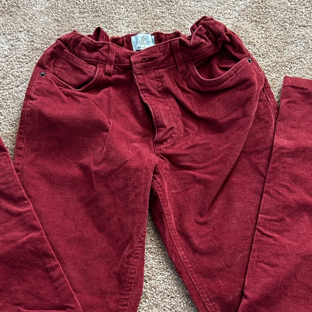 Class Club Red Corduroy Trousers